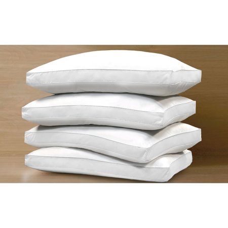 Optima Loft 1000 TC Egyptian Cotton Down Alternative Pillows, Jumbo, PK4 K227101